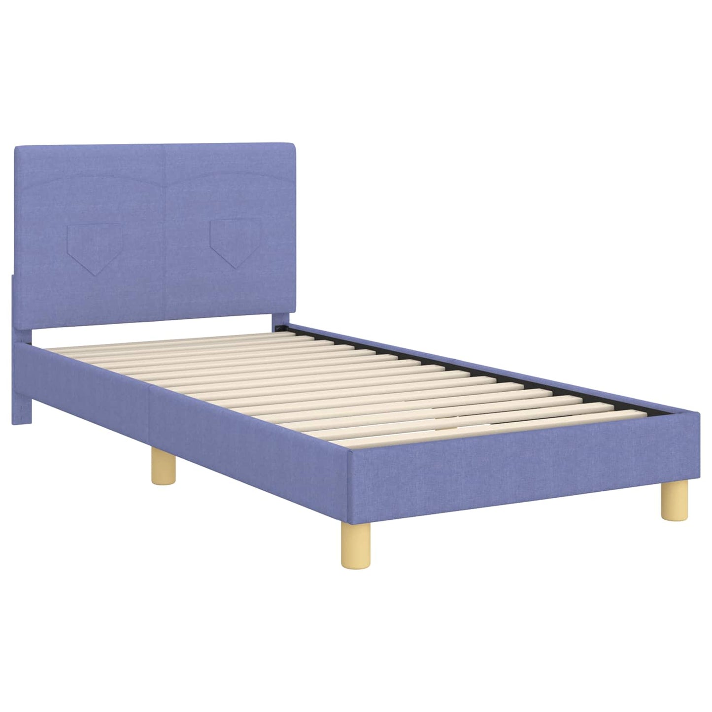 Bedframe voor kinderen met hoofdbord Jeans Blauw 80 x 200 cm is nu te koop bij PeponiXL, paradijselijk wonen!