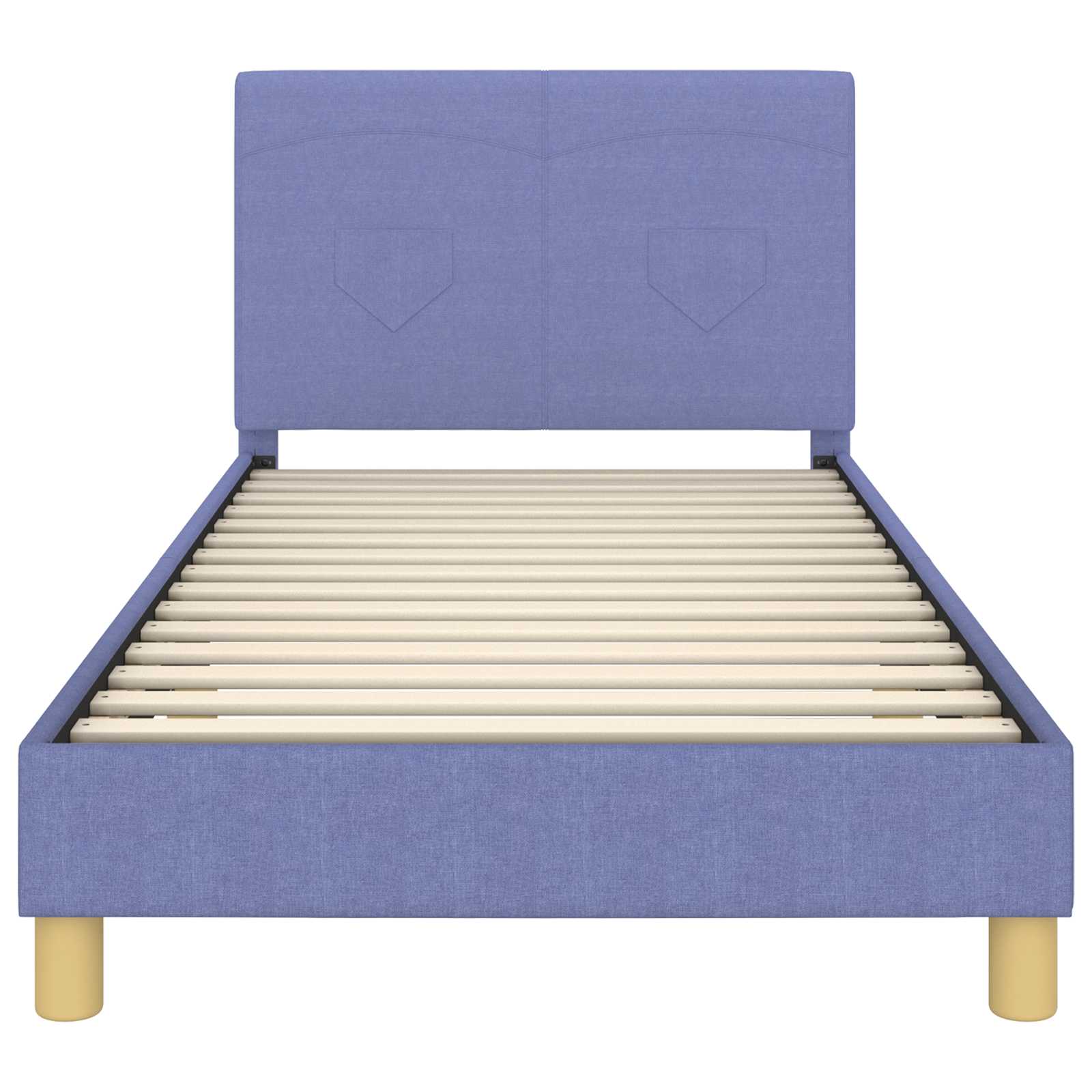Bedframe voor kinderen met hoofdbord Jeans Blauw 80 x 200 cm is nu te koop bij PeponiXL, paradijselijk wonen!