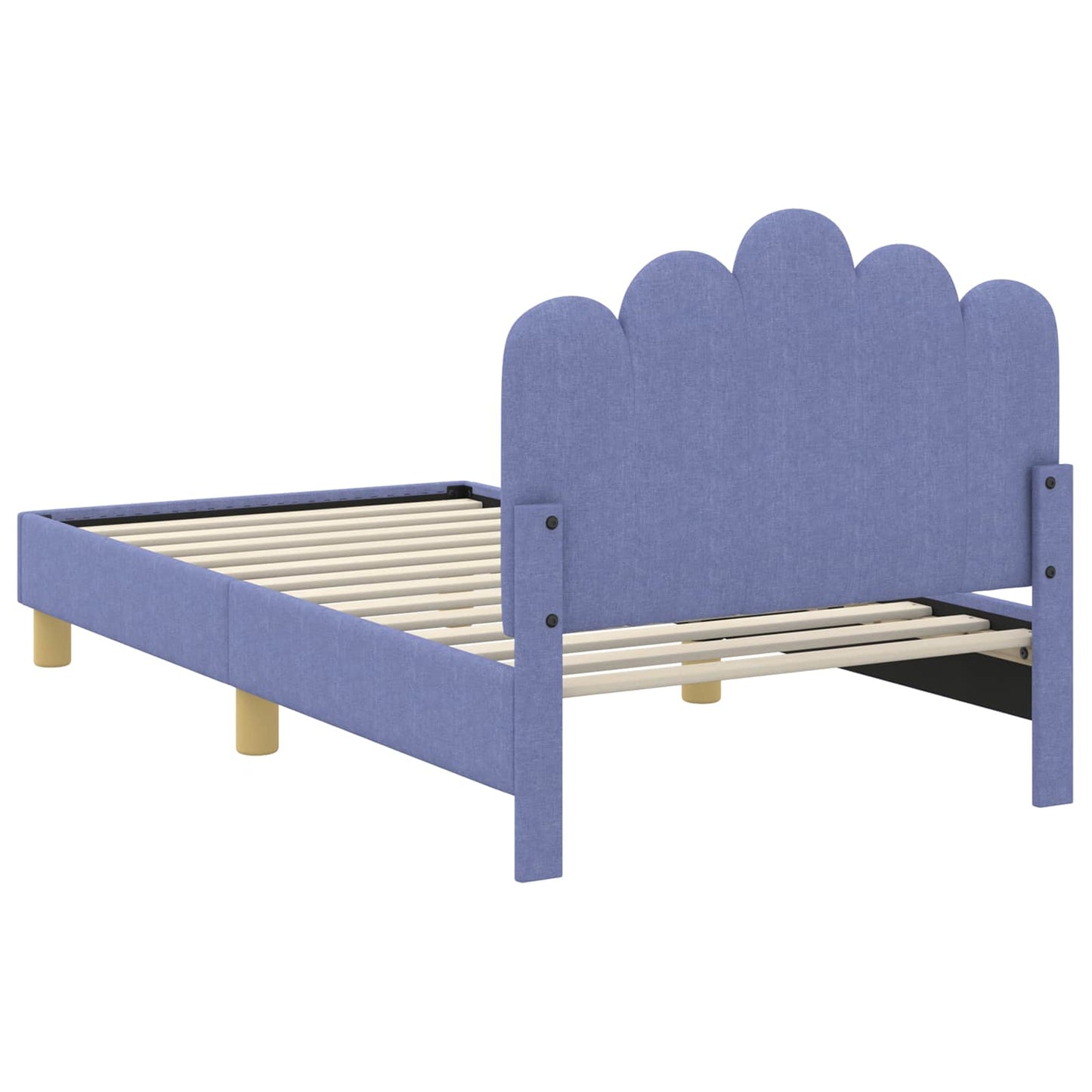 Bedframe voor kinderen met hoofdbord Jeans Blauw 80 x 160 cm is nu te koop bij PeponiXL, paradijselijk wonen!