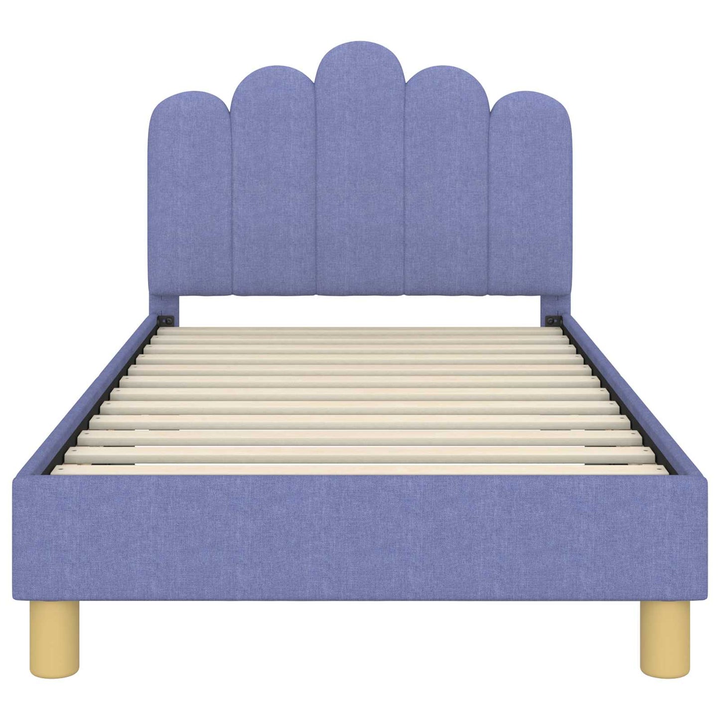 Bedframe voor kinderen met hoofdbord Jeans Blauw 80 x 160 cm is nu te koop bij PeponiXL, paradijselijk wonen!
