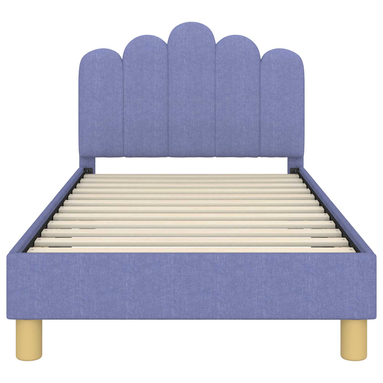 Bedframe voor kinderen met hoofdbord Jeans Blauw 80 x 160 cm is nu te koop bij PeponiXL, paradijselijk wonen!