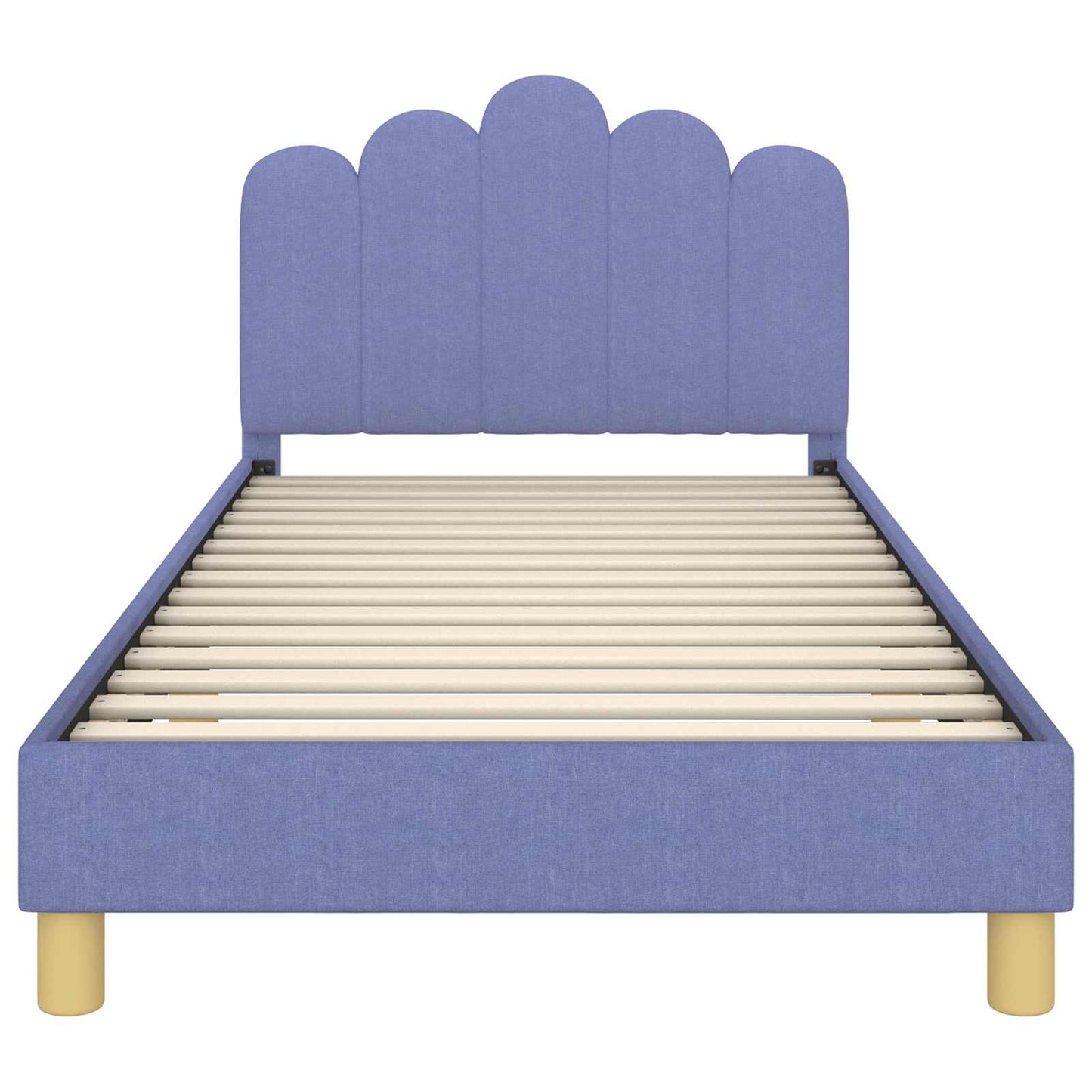 Bedframe voor kinderen met hoofdbord Jeans Blauw 80 x 200 cm is nu te koop bij PeponiXL, paradijselijk wonen!