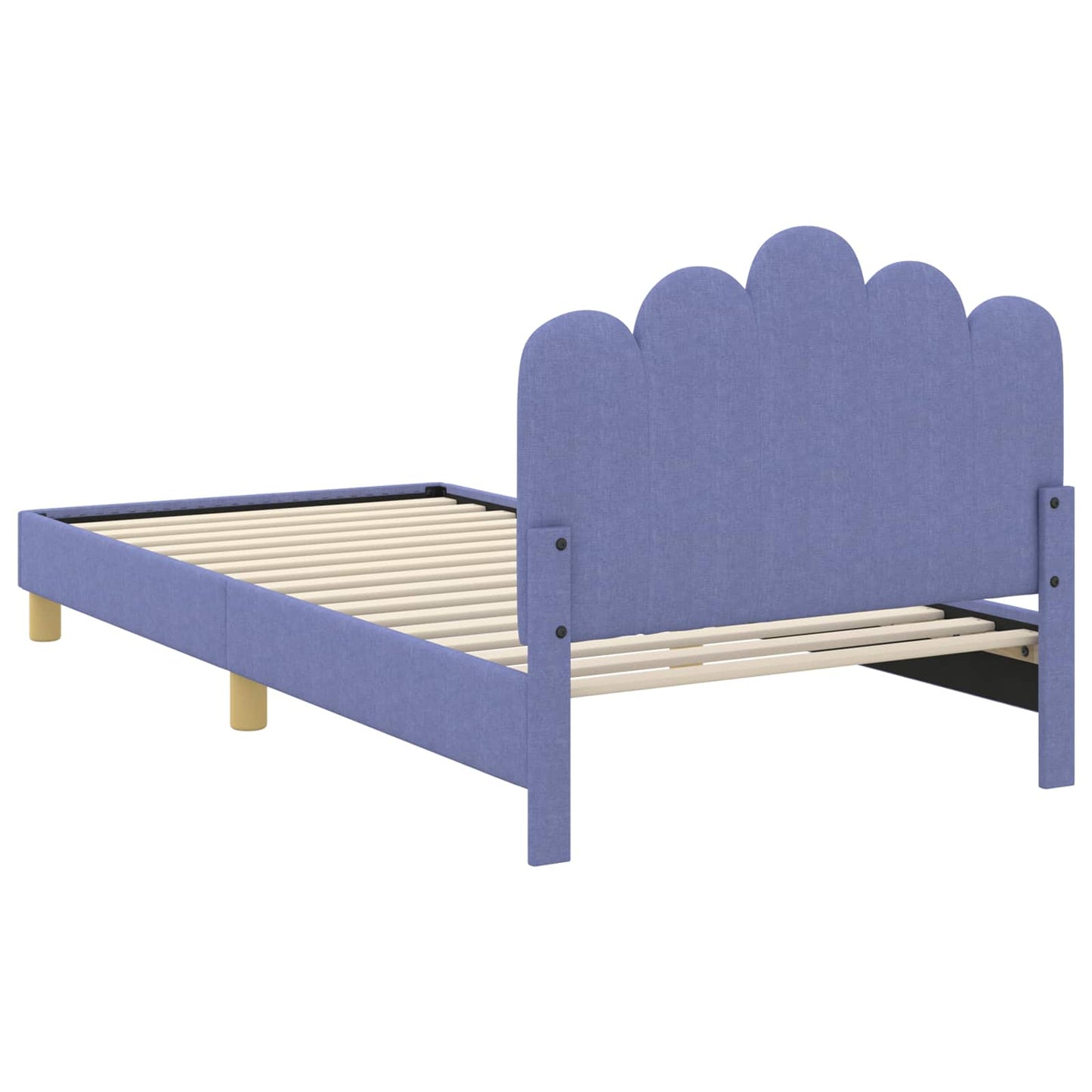 Bedframe voor kinderen met hoofdbord Jeans Blauw 90 x 200 cm is nu te koop bij PeponiXL, paradijselijk wonen!
