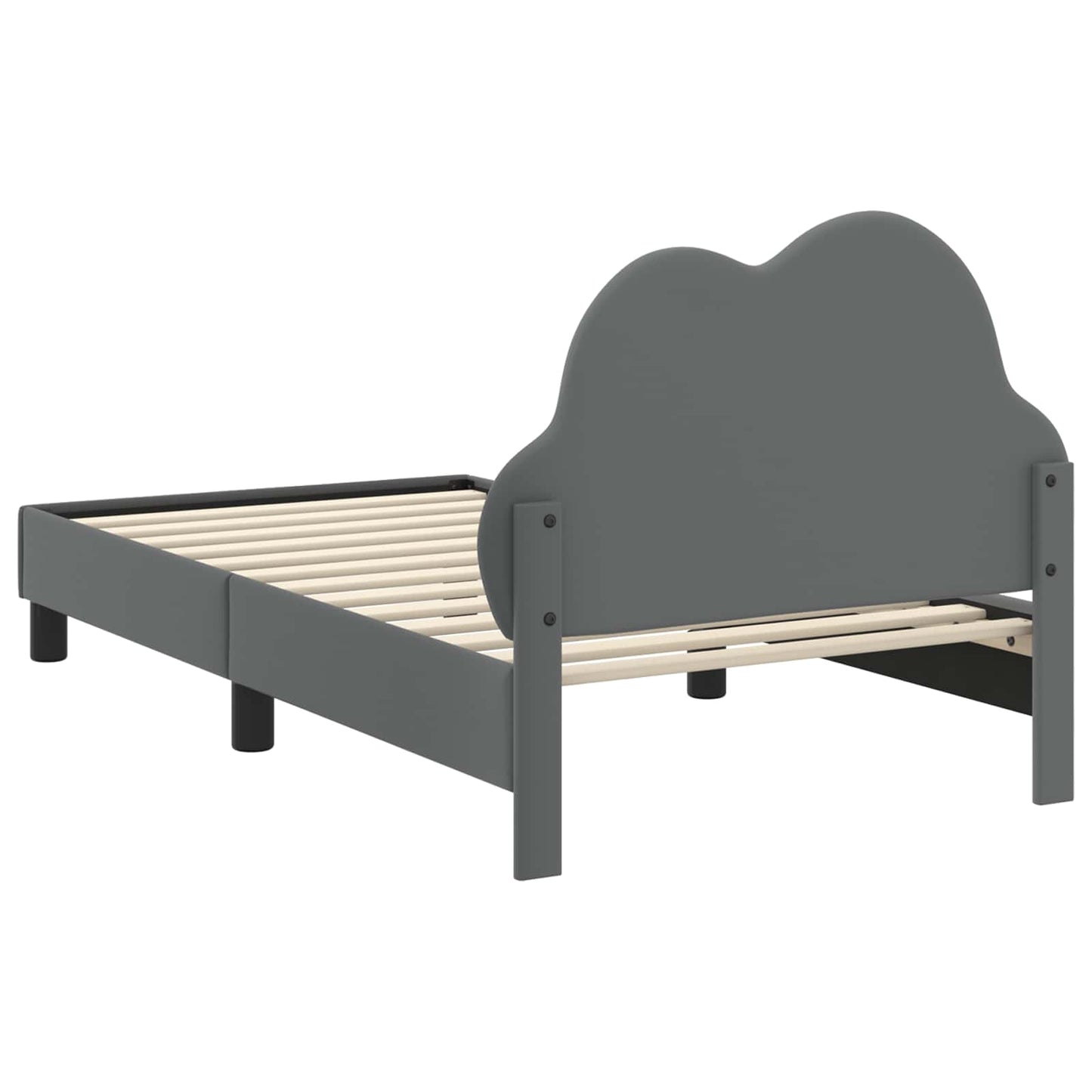 Bedframe voor kinderen met hoofdbord Lichtgrijs 80 x 160 cm PU is nu te koop bij PeponiXL, paradijselijk wonen!