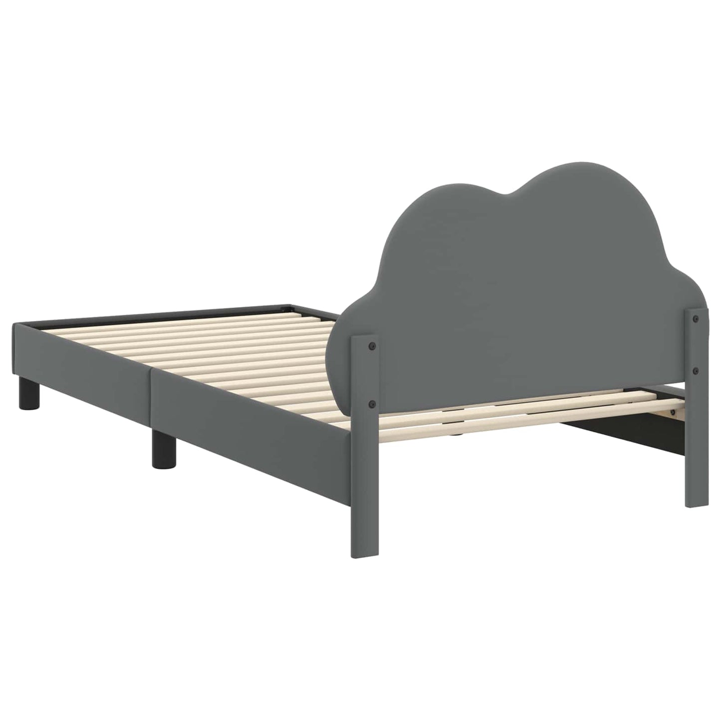 Bedframe voor kinderen met hoofdbord Lichtgrijs 90 x 200 cm PU is nu te koop bij PeponiXL, paradijselijk wonen!