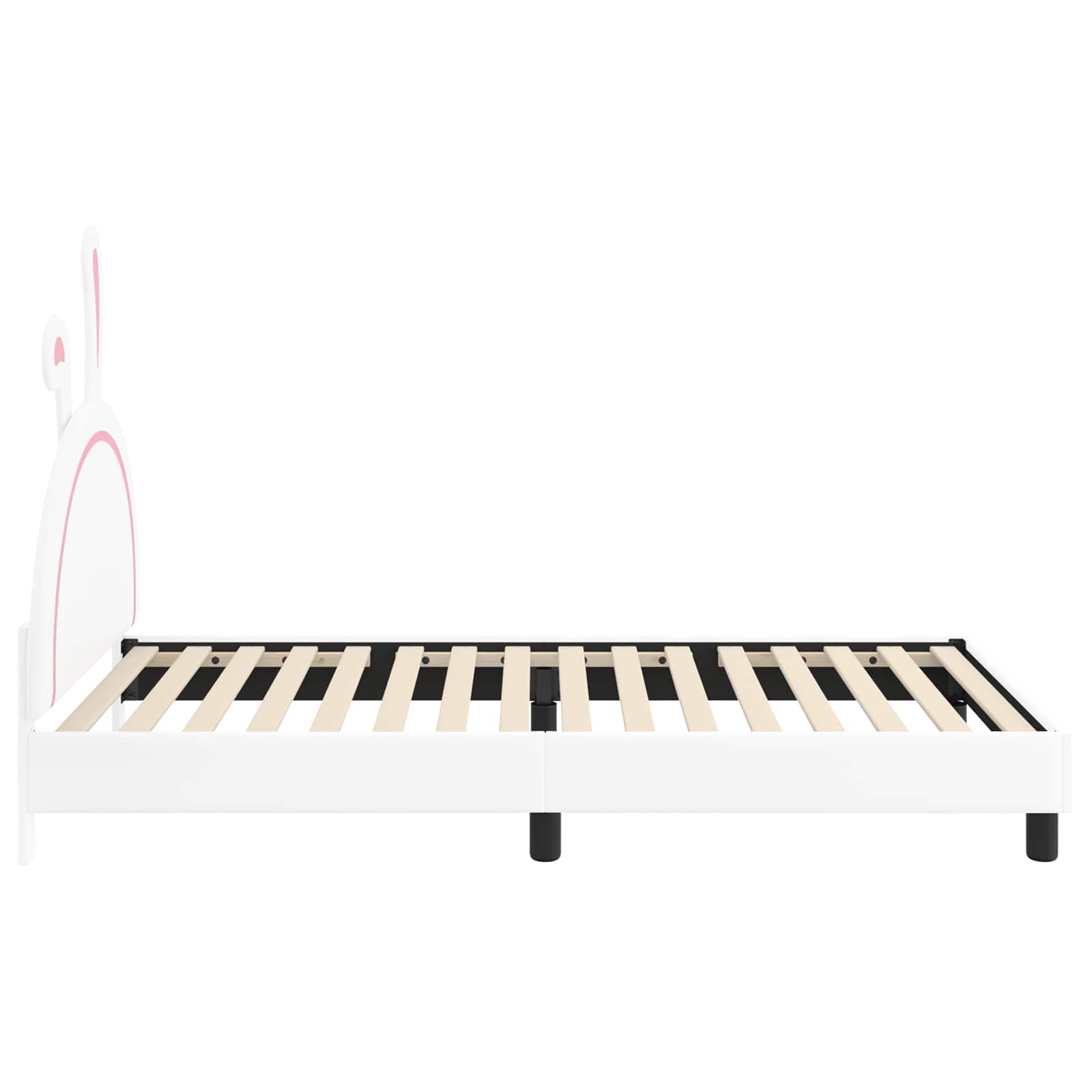 Bedframe voor kinderen met hoofdbord Wit 80 x 200 cm PU is nu te koop bij PeponiXL, paradijselijk wonen!