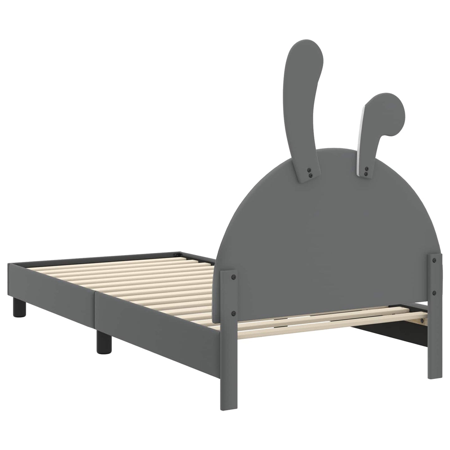 Bedframe voor kinderen met hoofdbord Lichtgrijs 80 x 200 cm PU is nu te koop bij PeponiXL, paradijselijk wonen!