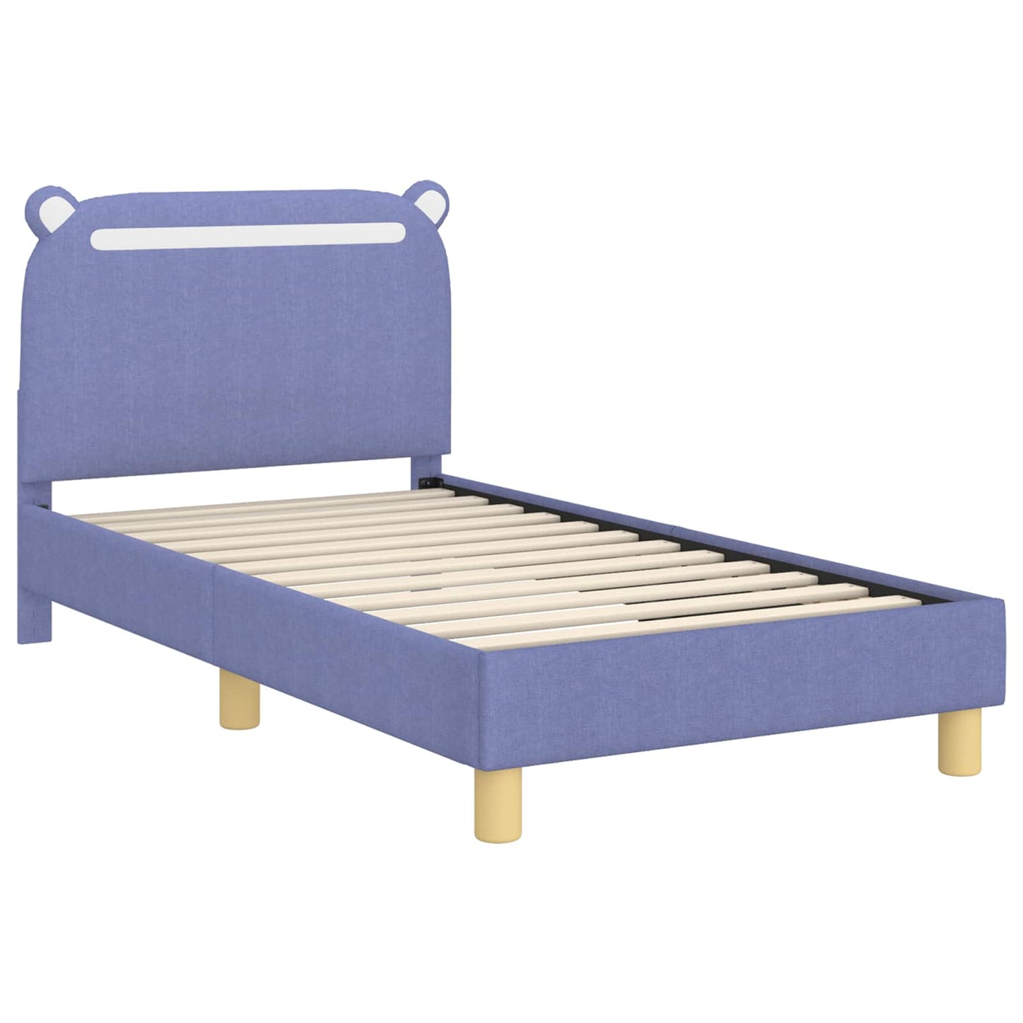 Bedframe voor kinderen met hoofdbord Jeans Blauw 80 x 160 cm is nu te koop bij PeponiXL, paradijselijk wonen!