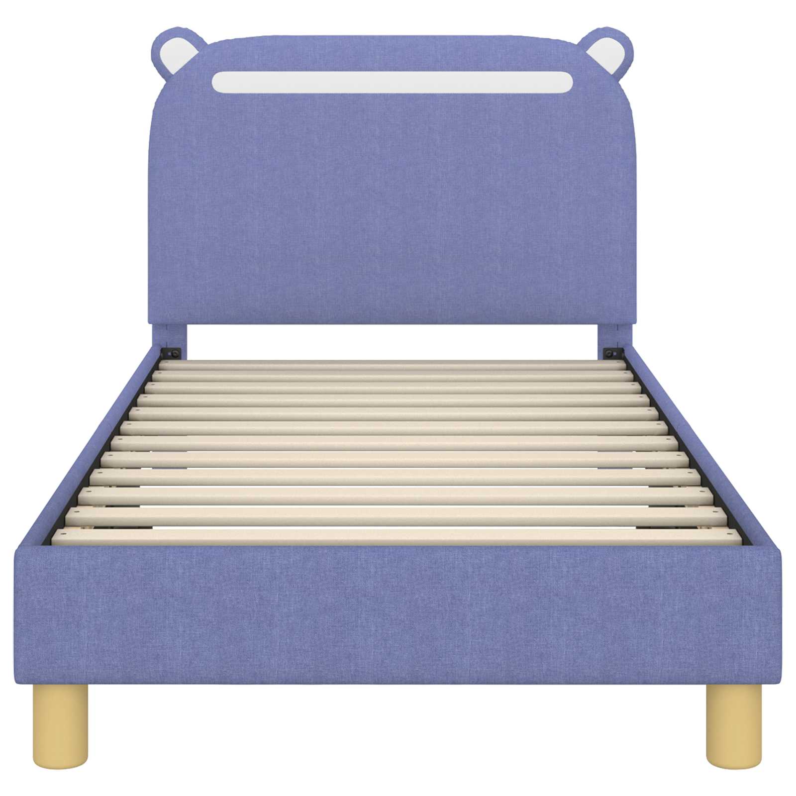 Bedframe voor kinderen met hoofdbord Jeans Blauw 80 x 160 cm is nu te koop bij PeponiXL, paradijselijk wonen!