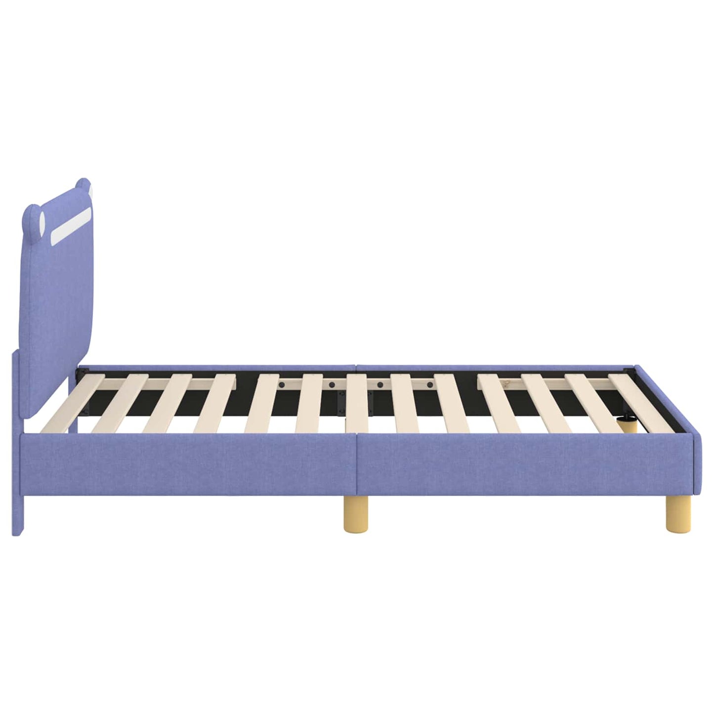 Bedframe voor kinderen met hoofdbord Jeans Blauw 80 x 160 cm is nu te koop bij PeponiXL, paradijselijk wonen!