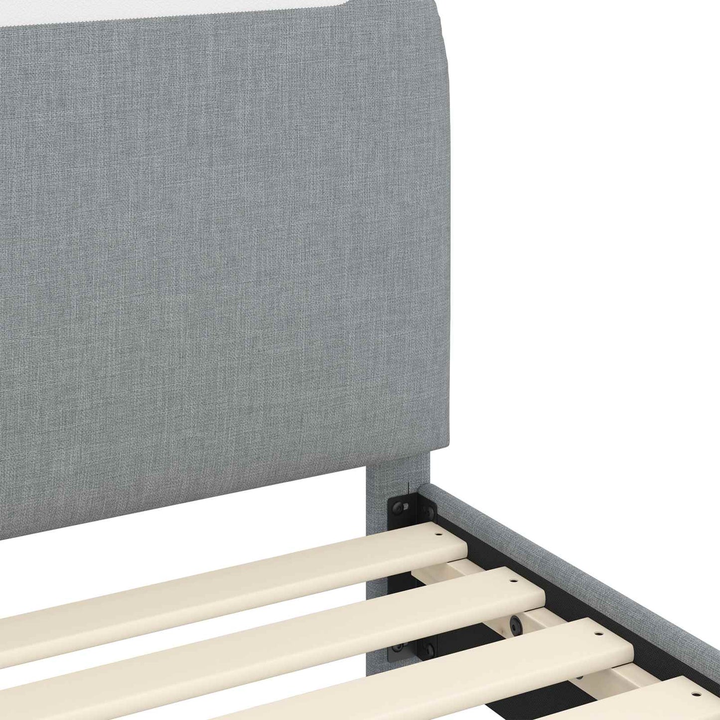 Bedframe voor kinderen met hoofdbord Lichtgrijs 80 x 200 cm is nu te koop bij PeponiXL, paradijselijk wonen!