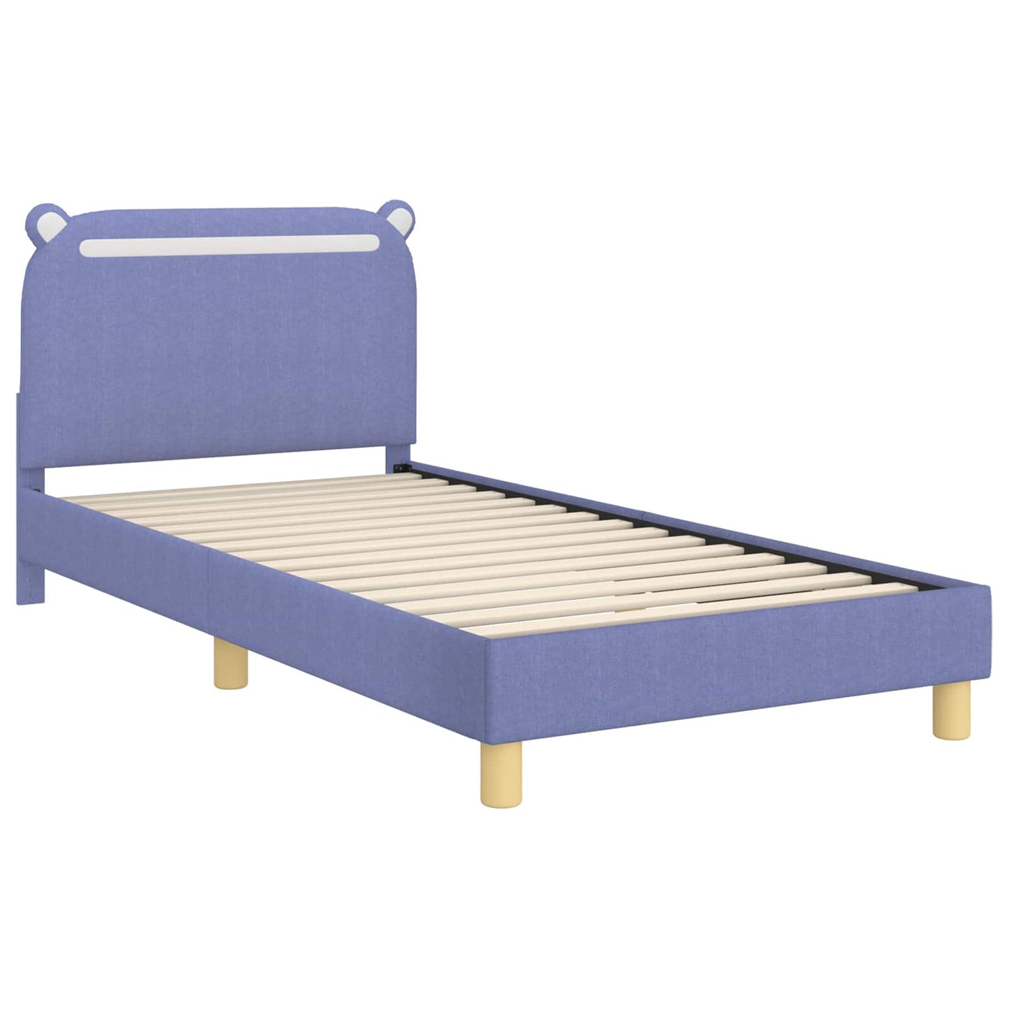 Bedframe voor kinderen met hoofdbord Jeans Blauw 80 x 200 cm is nu te koop bij PeponiXL, paradijselijk wonen!