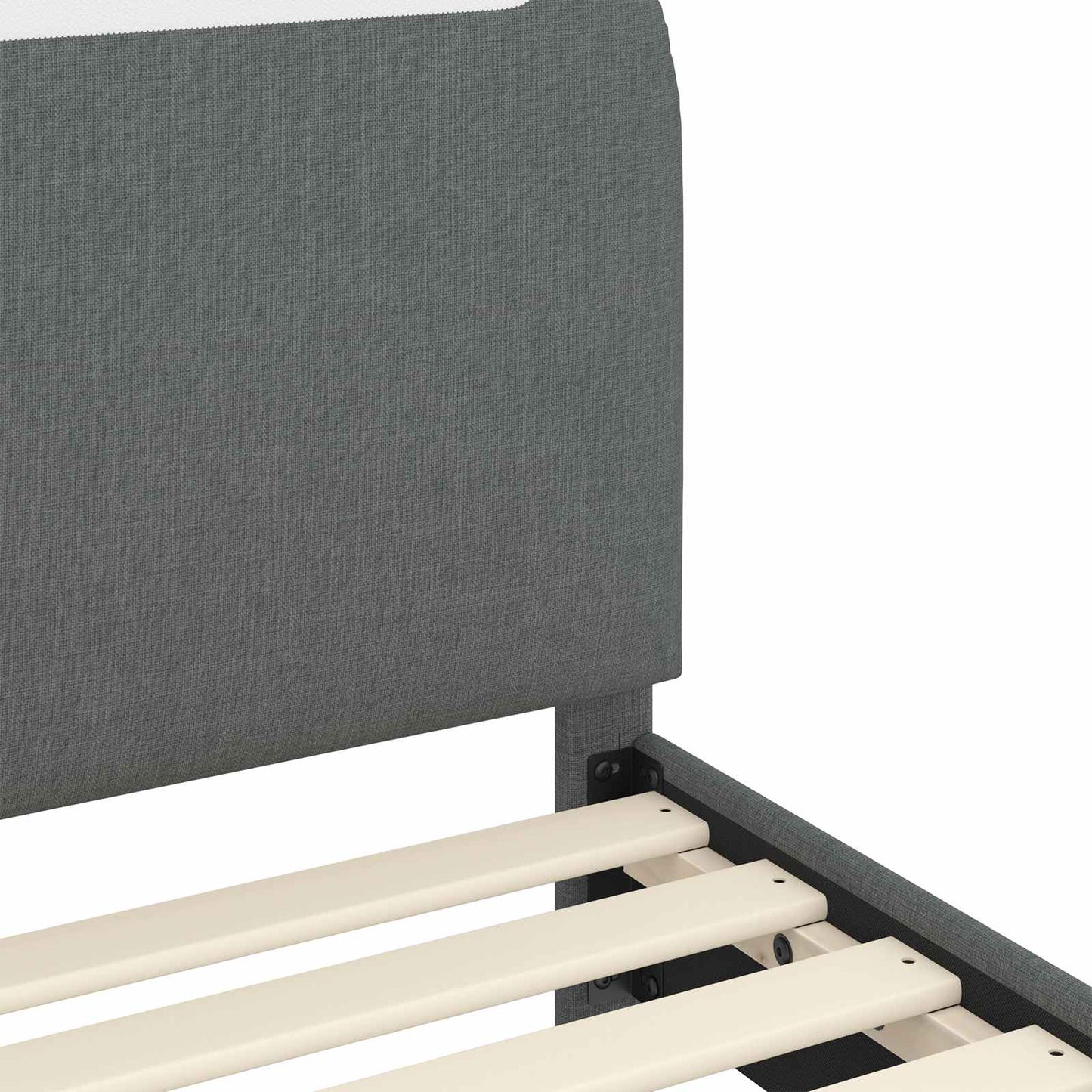 Bedframe voor kinderen met hoofdbord Donkergrijs 90 x 190 cm is nu te koop bij PeponiXL, paradijselijk wonen!