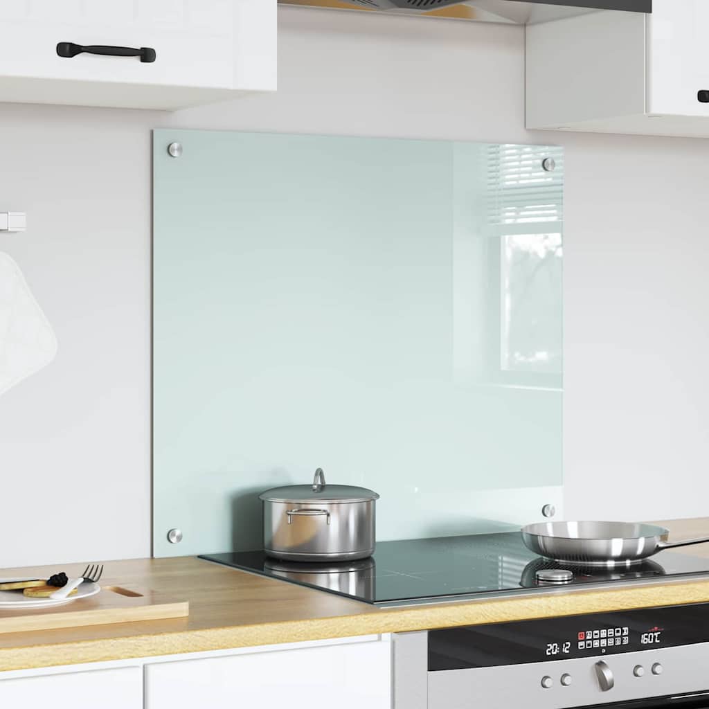 Keukenachterwand Melk 70 x 60 cm gehard glas is nu te koop bij PeponiXL, paradijselijk wonen!