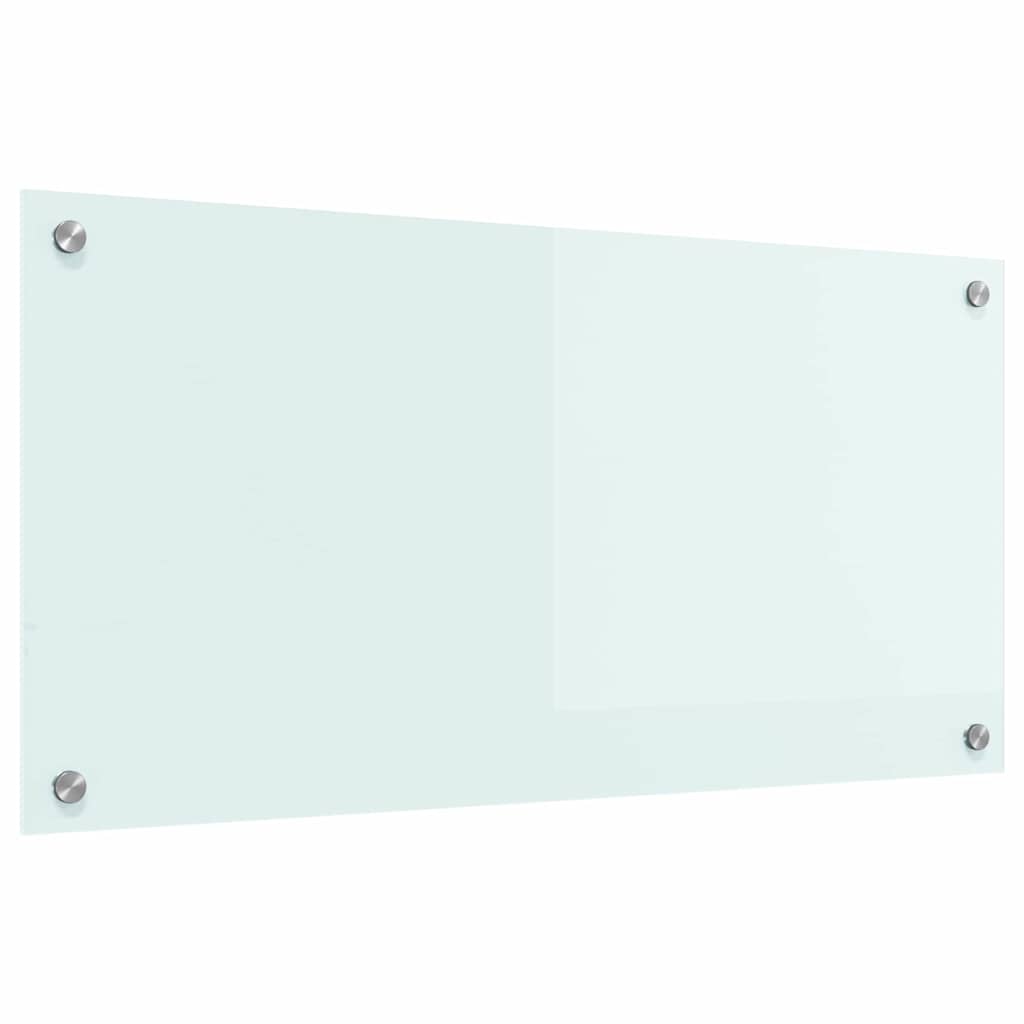 Keukenachterwand Melk 80 x 40 cm gehard glas is nu te koop bij PeponiXL, paradijselijk wonen!