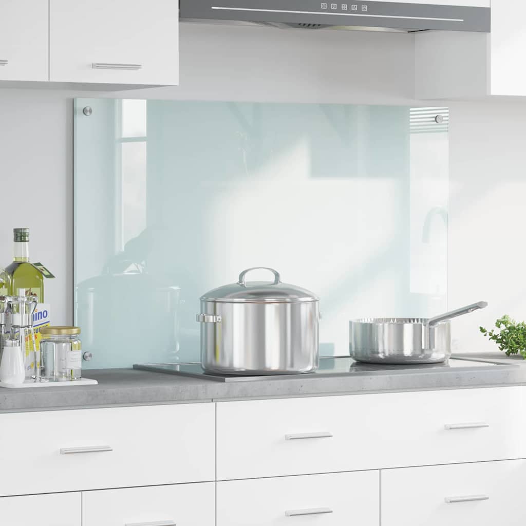 Keukenachterwand Melk 100 x 60 cm gehard glas is nu te koop bij PeponiXL, paradijselijk wonen!