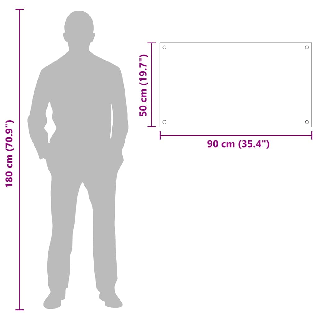 Keukenachterwand Doorzichtig 90 x 50 cm gehard glas is nu te koop bij PeponiXL, paradijselijk wonen!