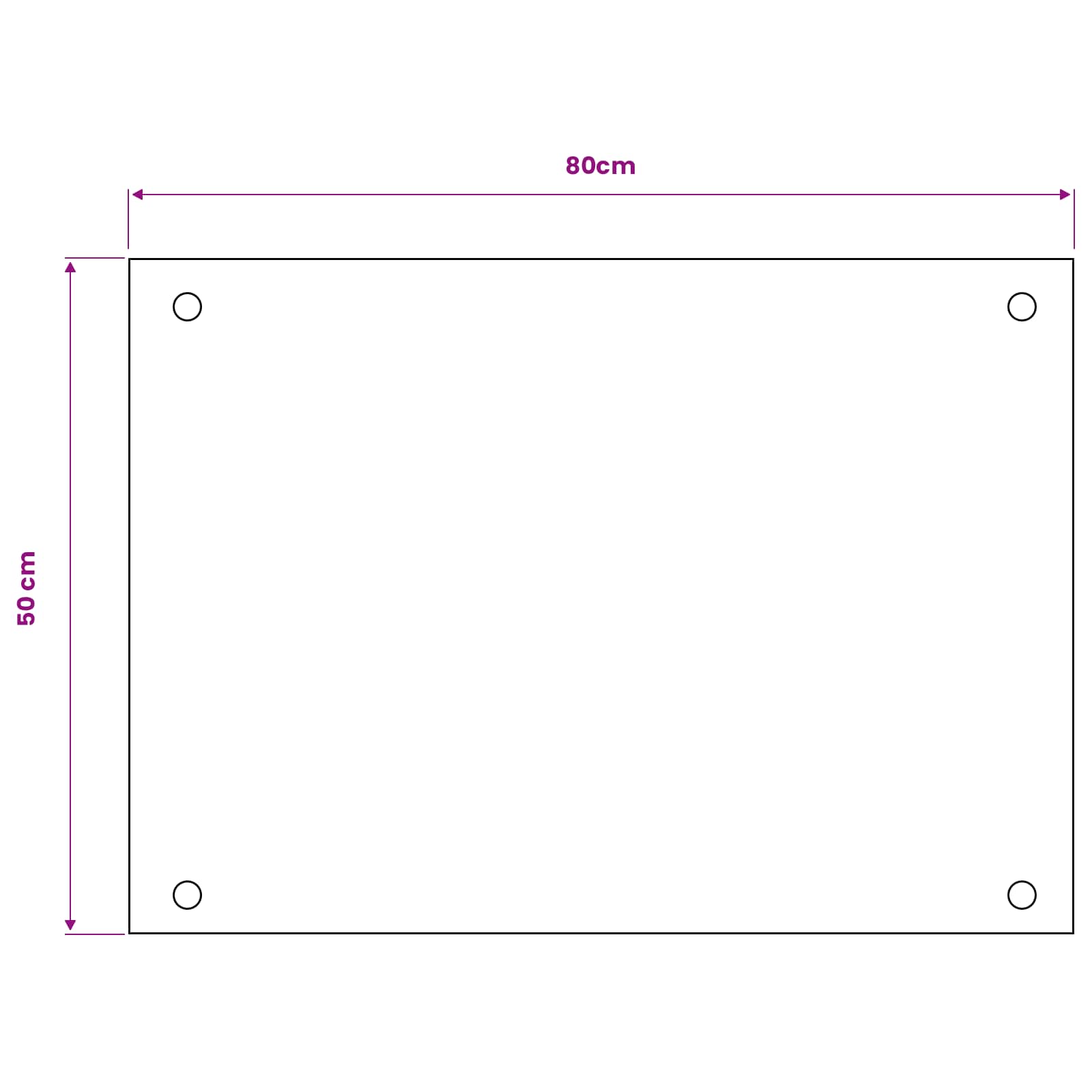 Keukenachterwand Zwart 80 x 50 cm gehard glas is nu te koop bij PeponiXL, paradijselijk wonen!