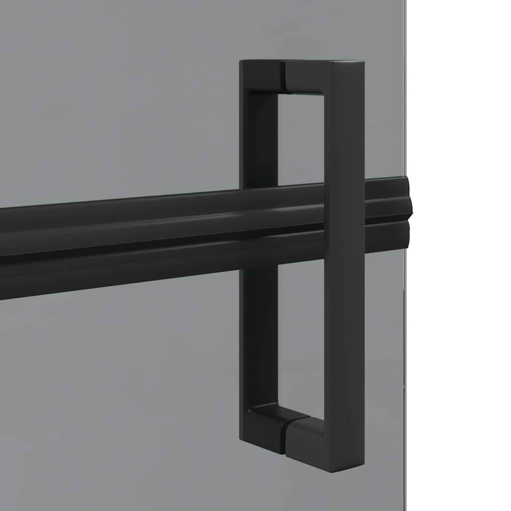 Inloopdouchewand Zwart 120 x 6,5 x 190 cm is nu te koop bij PeponiXL, paradijselijk wonen!