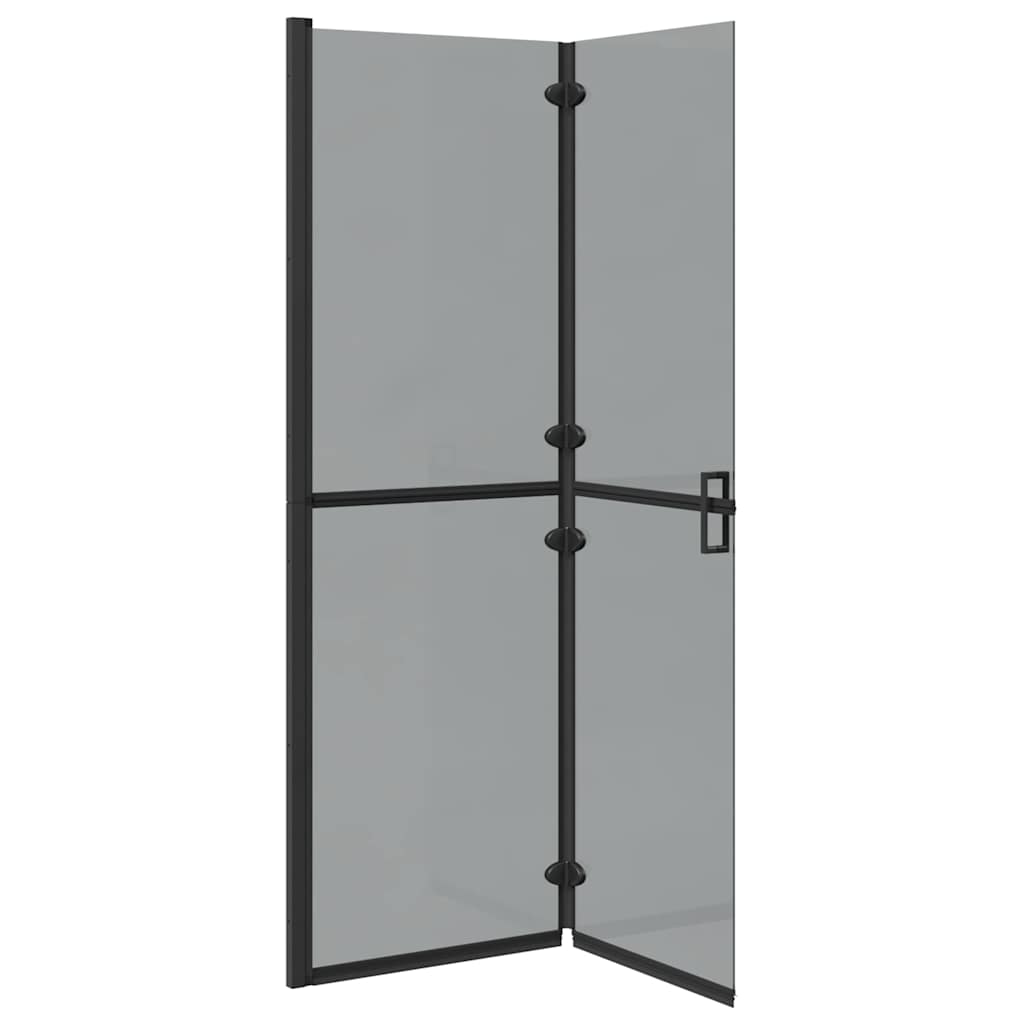 Inloopdouchewand Zwart 120 x 6,5 x 190 cm is nu te koop bij PeponiXL, paradijselijk wonen!