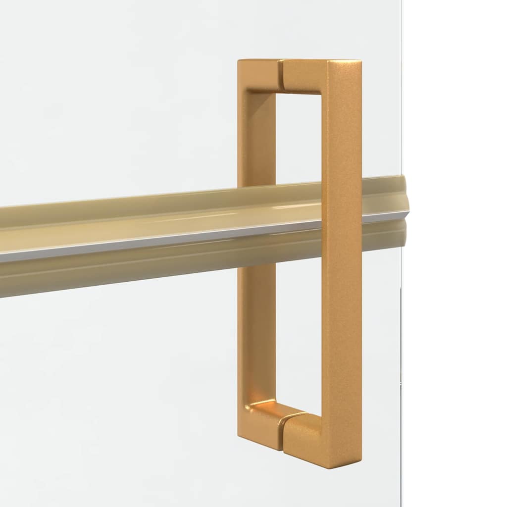 Inloopdouchewand Goud 90 x 6.5 x 190 cm is nu te koop bij PeponiXL, paradijselijk wonen!