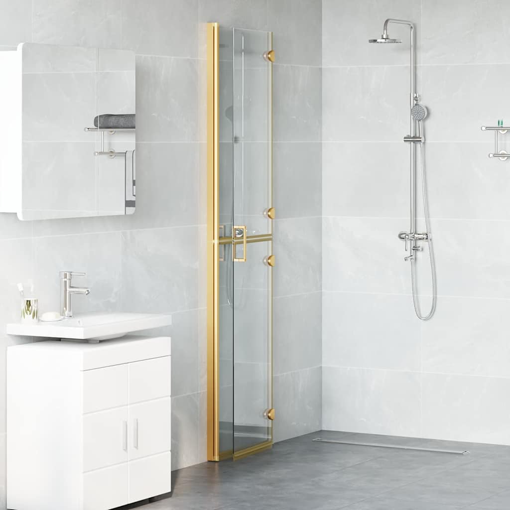 Inloopdouchewand Goud 90 x 6.5 x 190 cm is nu te koop bij PeponiXL, paradijselijk wonen!