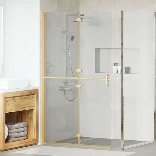 Inloopdouchewand Goud 110 x 6,5 x 190 cm is nu te koop bij PeponiXL, paradijselijk wonen!
