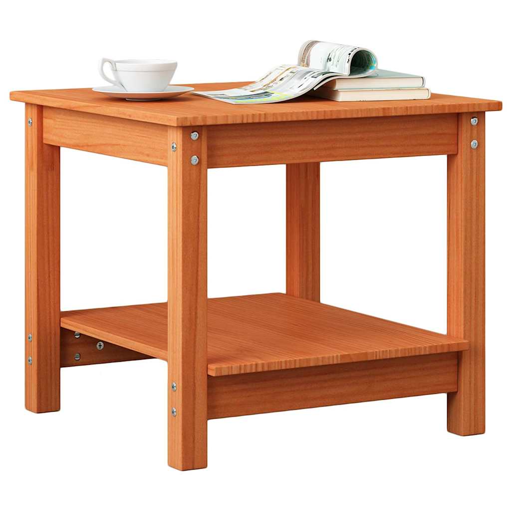Salontafel Wasbruin 50 x 50 x 45 cm Massief grenenhout is nu te koop bij PeponiXL, paradijselijk wonen!