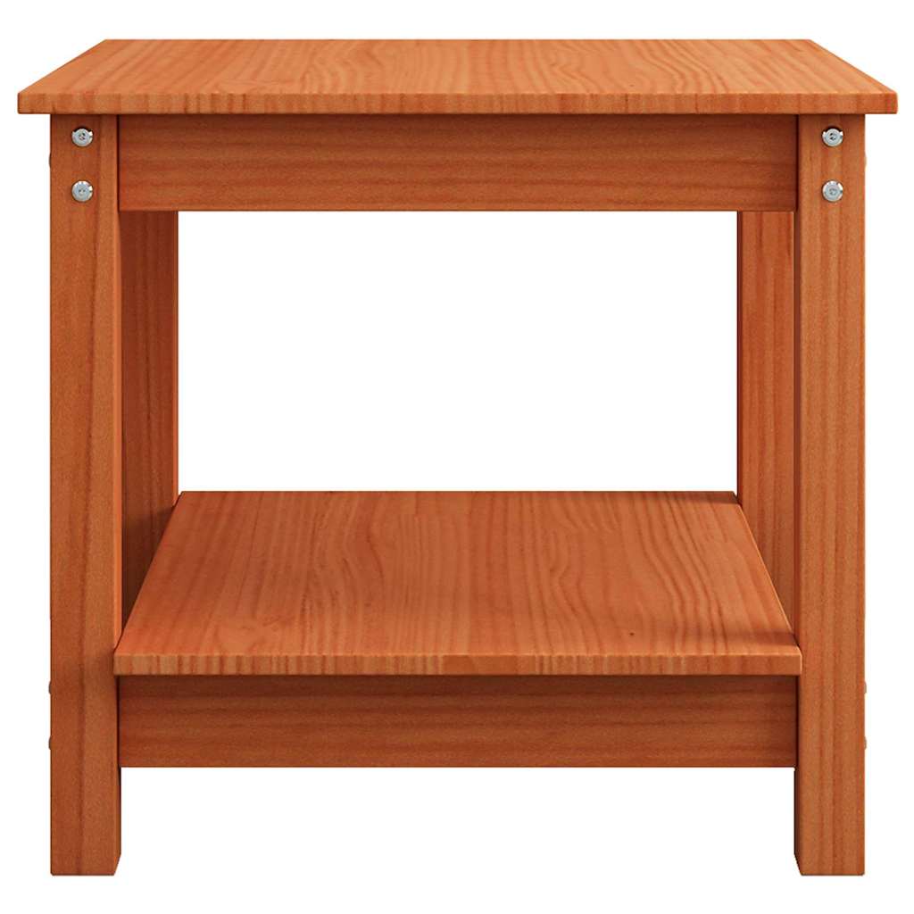 Salontafel Wasbruin 50 x 50 x 45 cm Massief grenenhout is nu te koop bij PeponiXL, paradijselijk wonen!