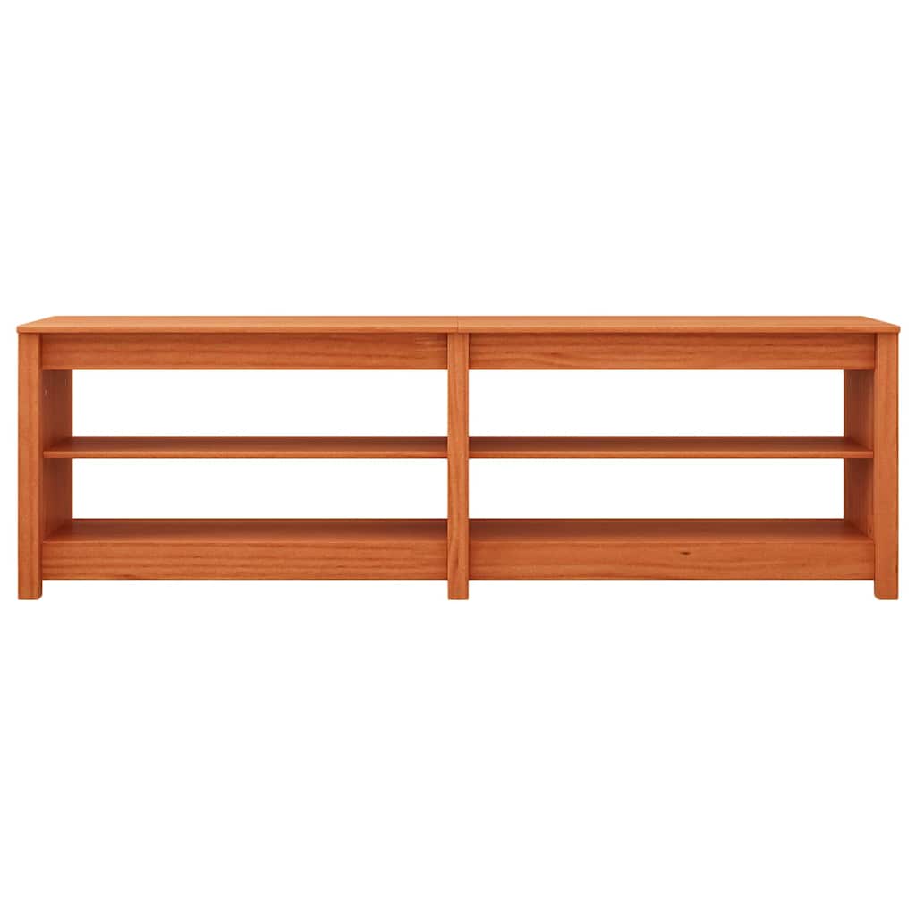 Schoenenbank met plank met opslag Wasbruin 160 x 36,5 x 50 cm is nu te koop bij PeponiXL, paradijselijk wonen!