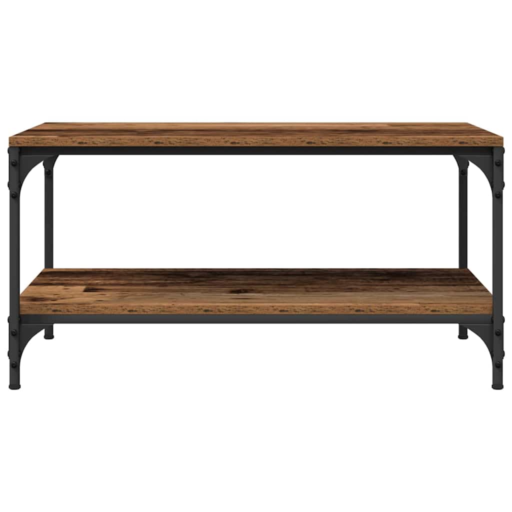 Salontafel Oud Hout 80 x 50 x 40 cm Bewerkt hout is nu te koop bij PeponiXL, paradijselijk wonen!