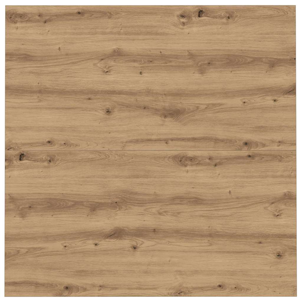 Salontafel artisanaal eikenkleurig 100 x 100 x 40 cm is nu te koop bij PeponiXL, paradijselijk wonen!