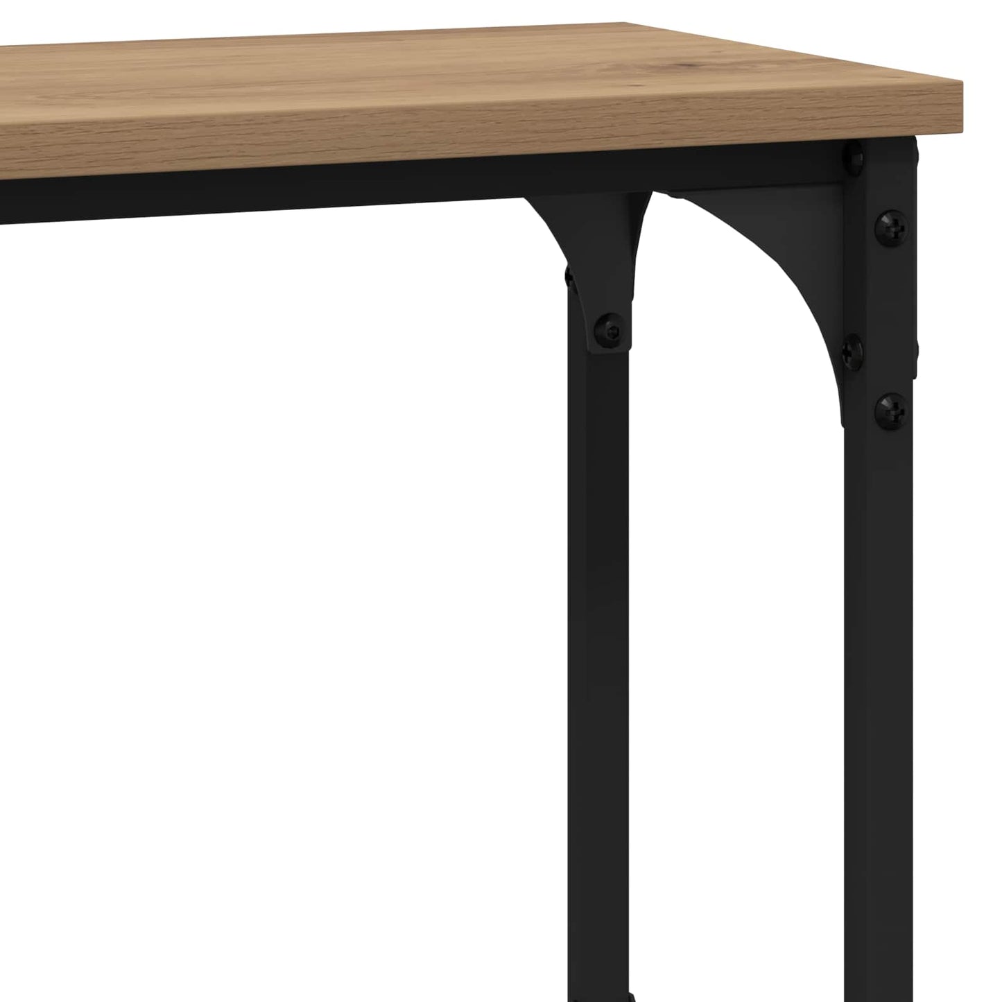 Wandtafel Artisan Eiken 100 x 22,5 x 75 cm Bewerkt hout is nu te koop bij PeponiXL, paradijselijk wonen!