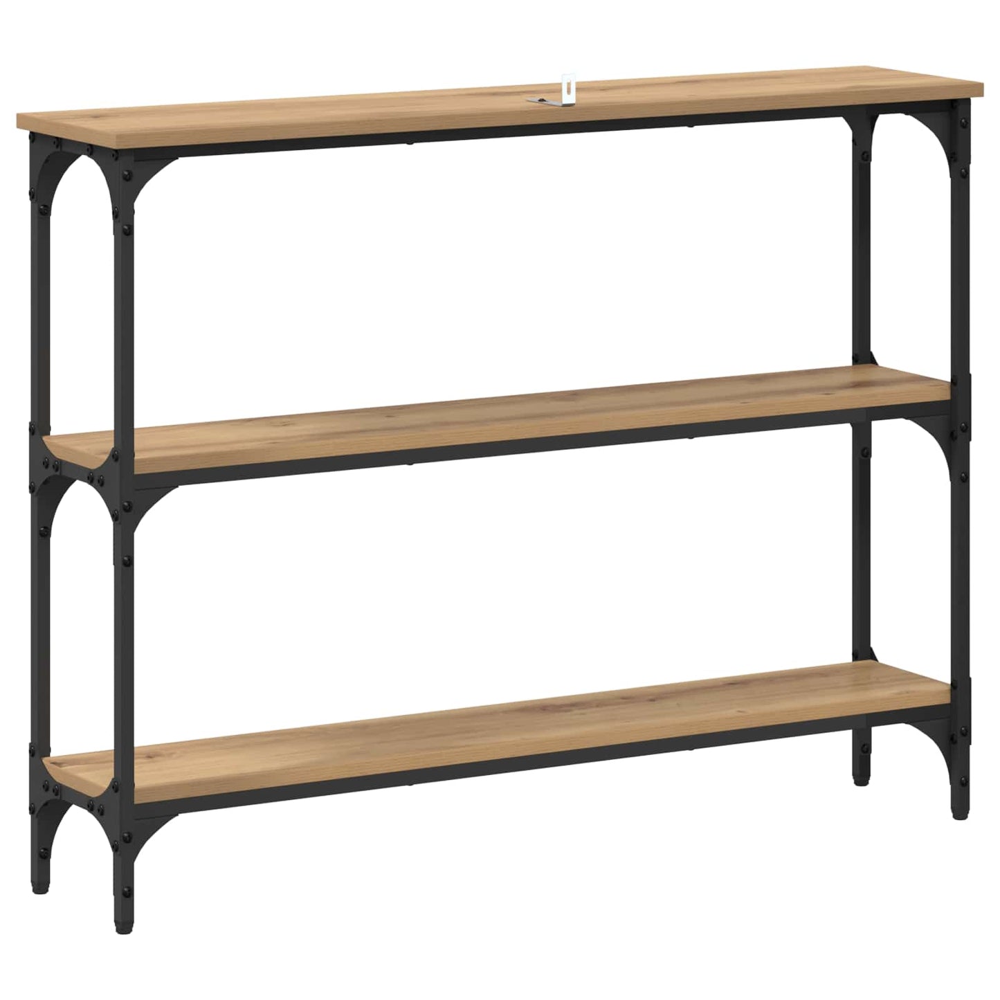 Wandtafel Artisan Eiken 100 x 22,5 x 75 cm Bewerkt hout is nu te koop bij PeponiXL, paradijselijk wonen!
