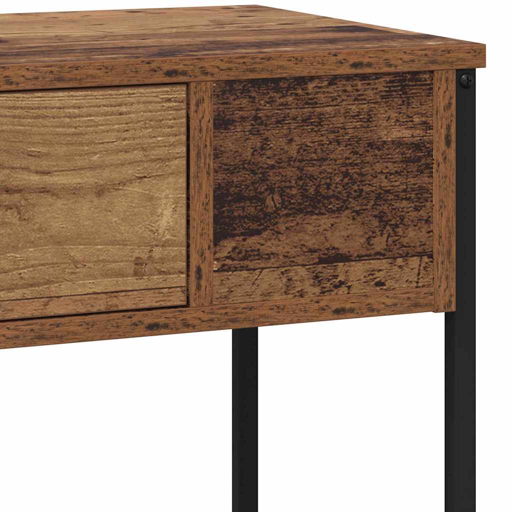 Wandtafel Anders Oud hout 100 x 34.5 x 75 cm Bewerkt hout is nu te koop bij PeponiXL, paradijselijk wonen!