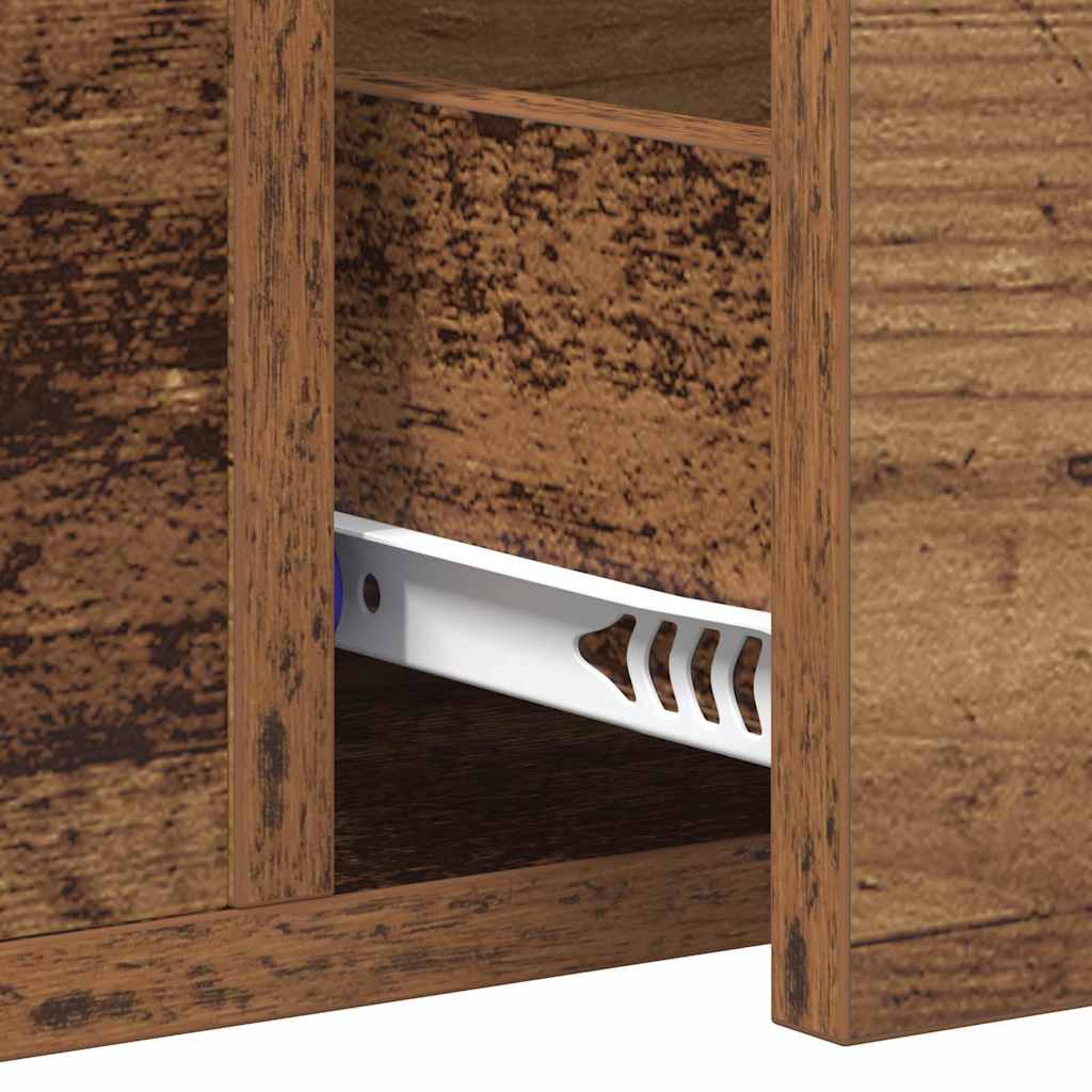 Wandtafel Anders Oud hout 100 x 34.5 x 75 cm Bewerkt hout is nu te koop bij PeponiXL, paradijselijk wonen!