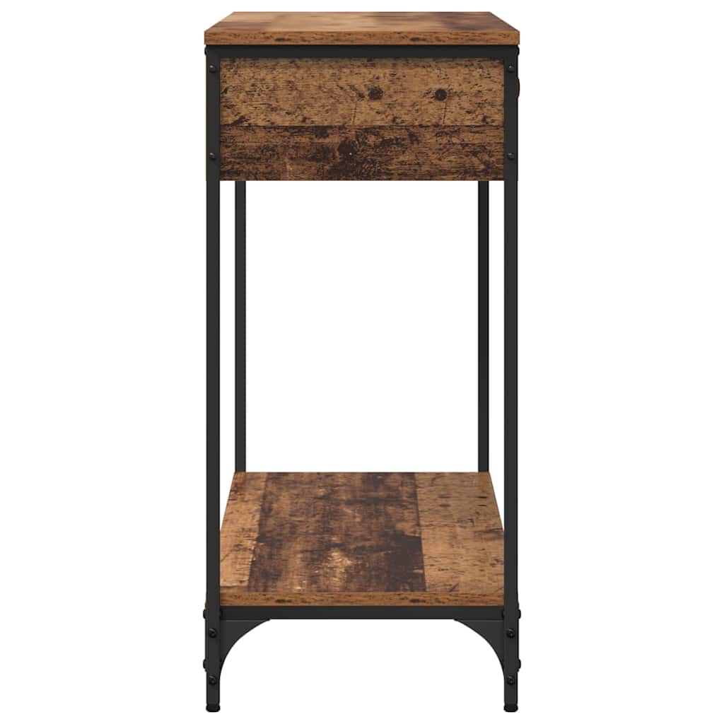 Wandtafel Anders Oud hout 100 x 34.5 x 75 cm Bewerkt hout is nu te koop bij PeponiXL, paradijselijk wonen!
