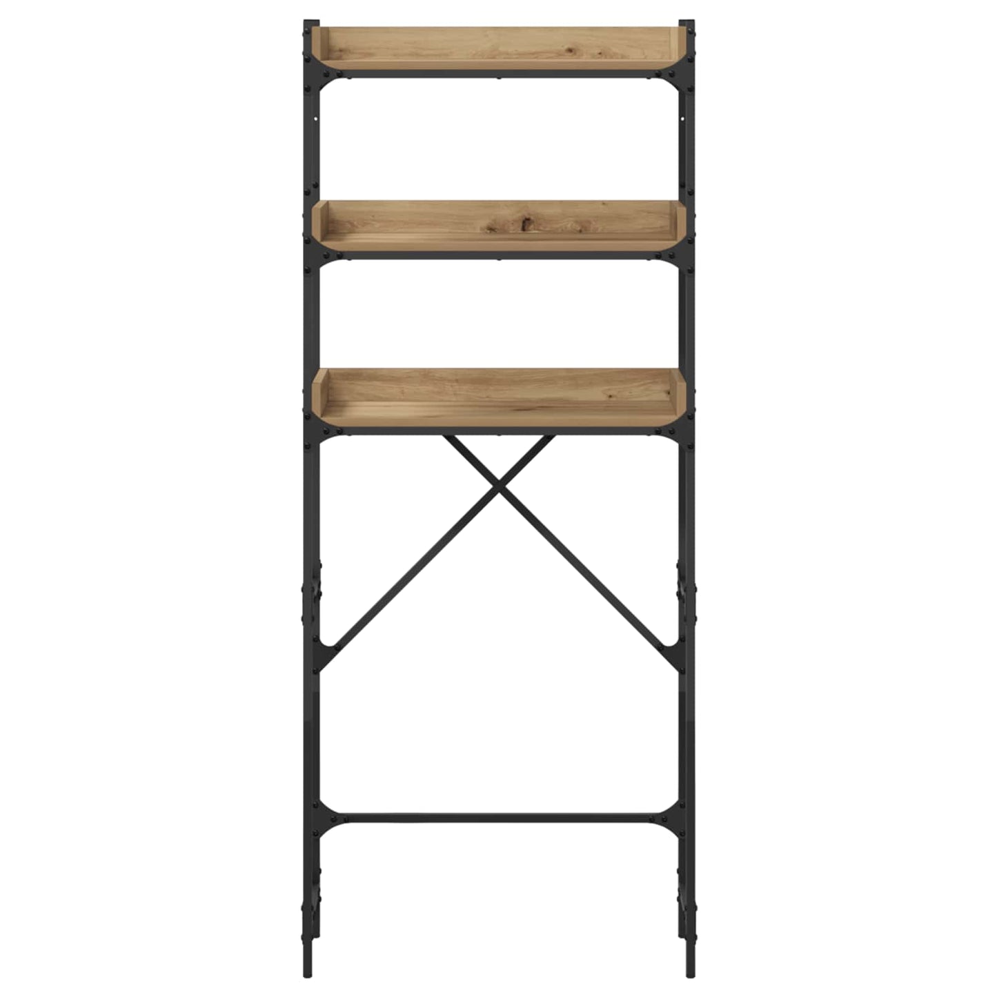Wasmachineplank Artisan Eiken 67 x 25 x 163 cm Bewerkt hout is nu te koop bij PeponiXL, paradijselijk wonen!