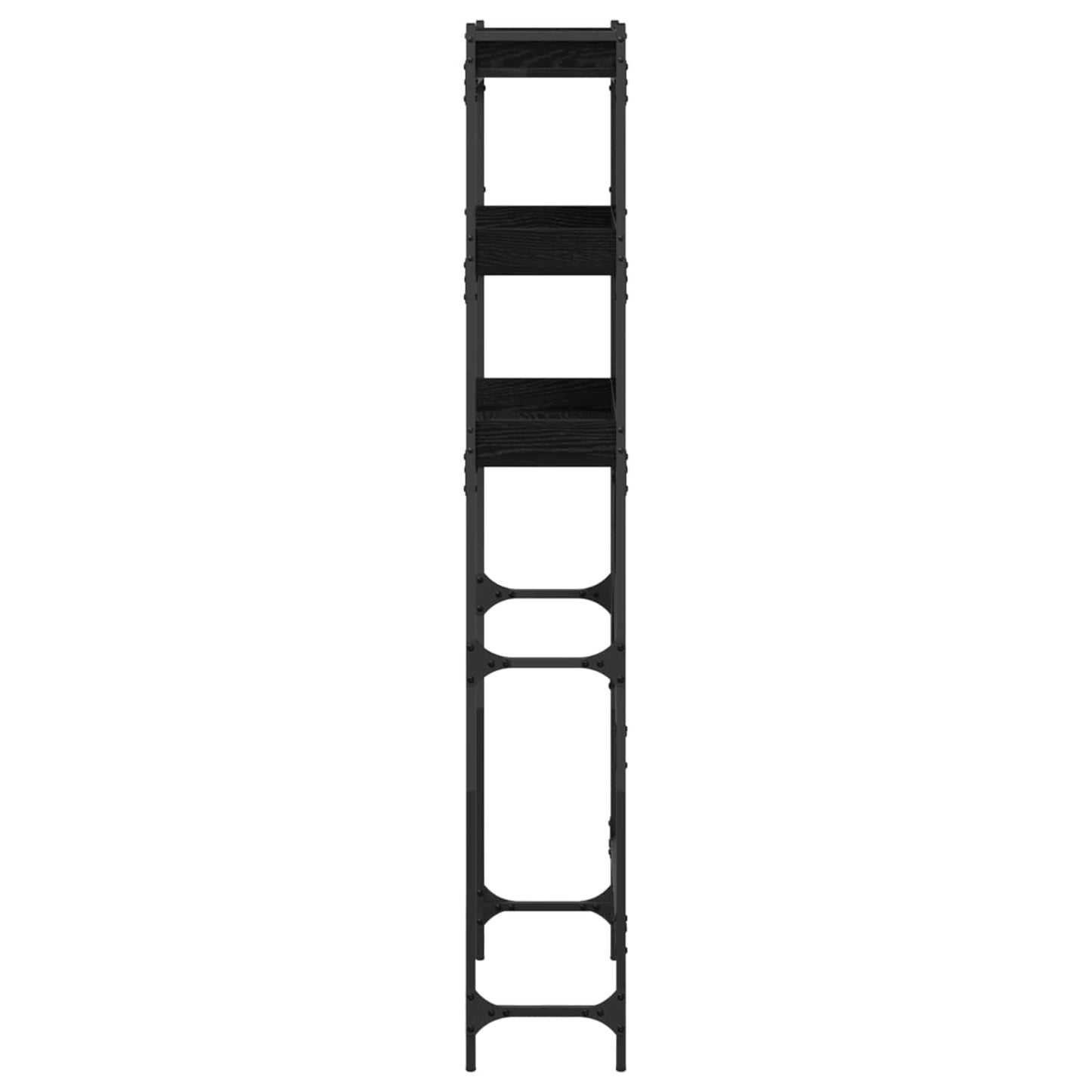 Wasmachineplank Zwart 0ak 67 x 25 x 163 cm Bewerkt hout is nu te koop bij PeponiXL, paradijselijk wonen!