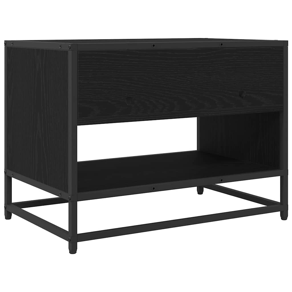 TV Eenheden Zwart Eiken 61 x 40 x 46 cm Bewerkt hout is nu te koop bij PeponiXL, paradijselijk wonen!