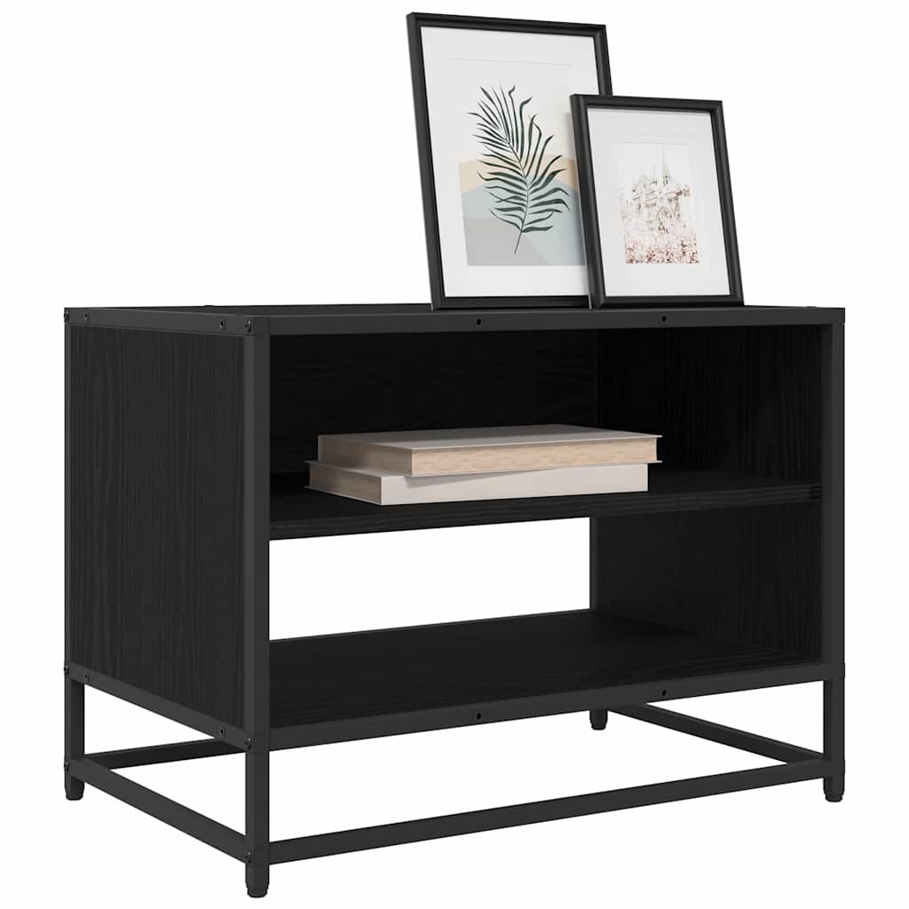 TV Eenheden Zwart Eiken 61 x 40 x 46 cm Bewerkt hout is nu te koop bij PeponiXL, paradijselijk wonen!
