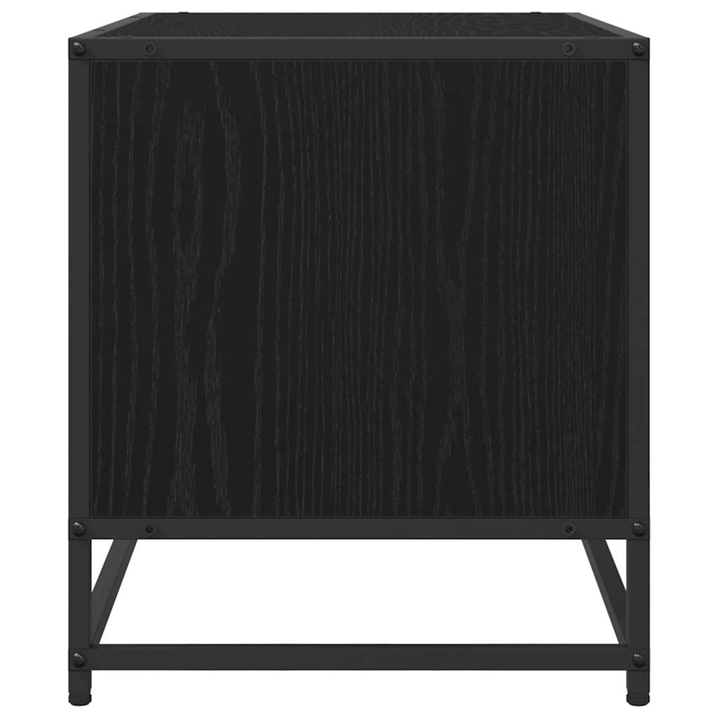 TV Eenheden Zwart Eiken 61 x 40 x 46 cm Bewerkt hout is nu te koop bij PeponiXL, paradijselijk wonen!