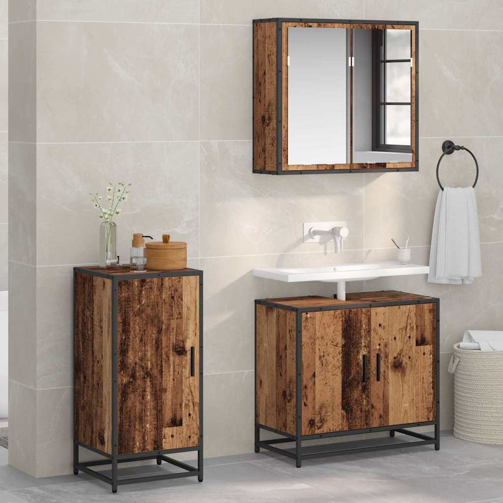 Dressoir Oudhout 35,5 x 35 x 76 cm is nu te koop bij PeponiXL, paradijselijk wonen!