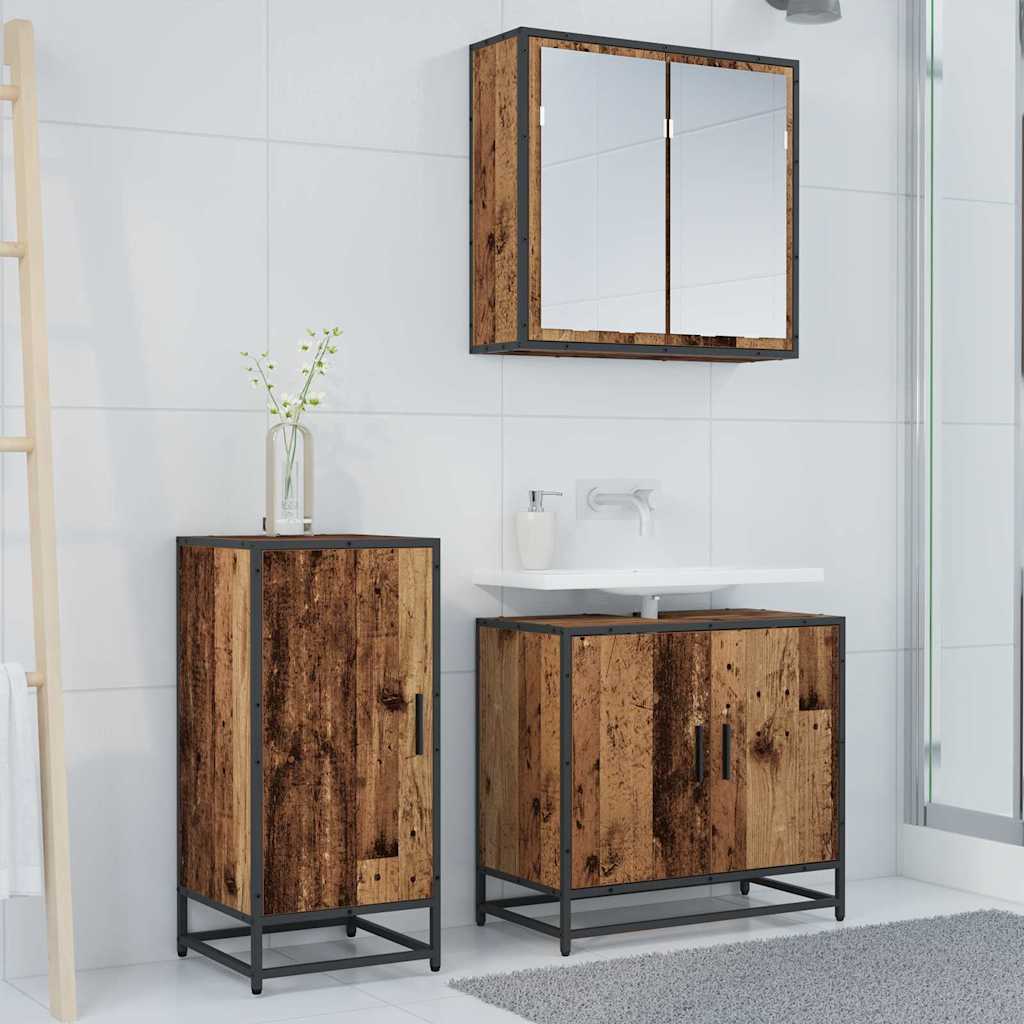 Dressoir Oudhout 35,5 x 35 x 76 cm is nu te koop bij PeponiXL, paradijselijk wonen!