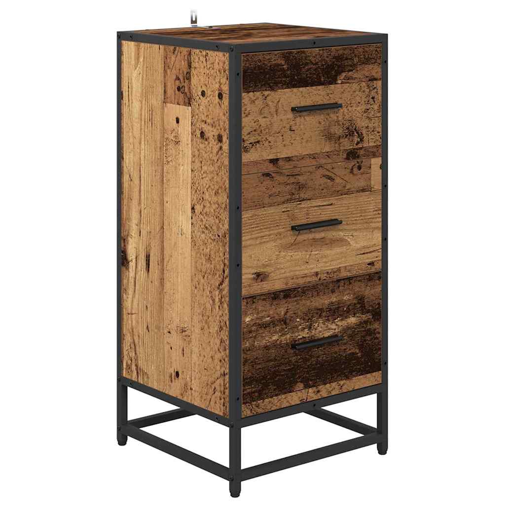 Dressoir Oudhout 35,5 x 35 x 76 cm is nu te koop bij PeponiXL, paradijselijk wonen!
