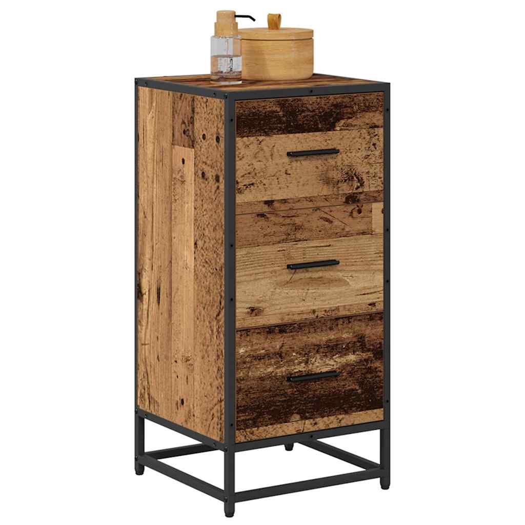 Dressoir Oudhout 35,5 x 35 x 76 cm is nu te koop bij PeponiXL, paradijselijk wonen!