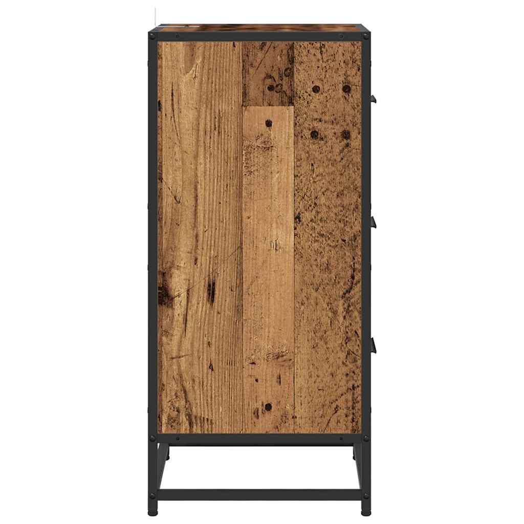 Dressoir Oudhout 35,5 x 35 x 76 cm is nu te koop bij PeponiXL, paradijselijk wonen!