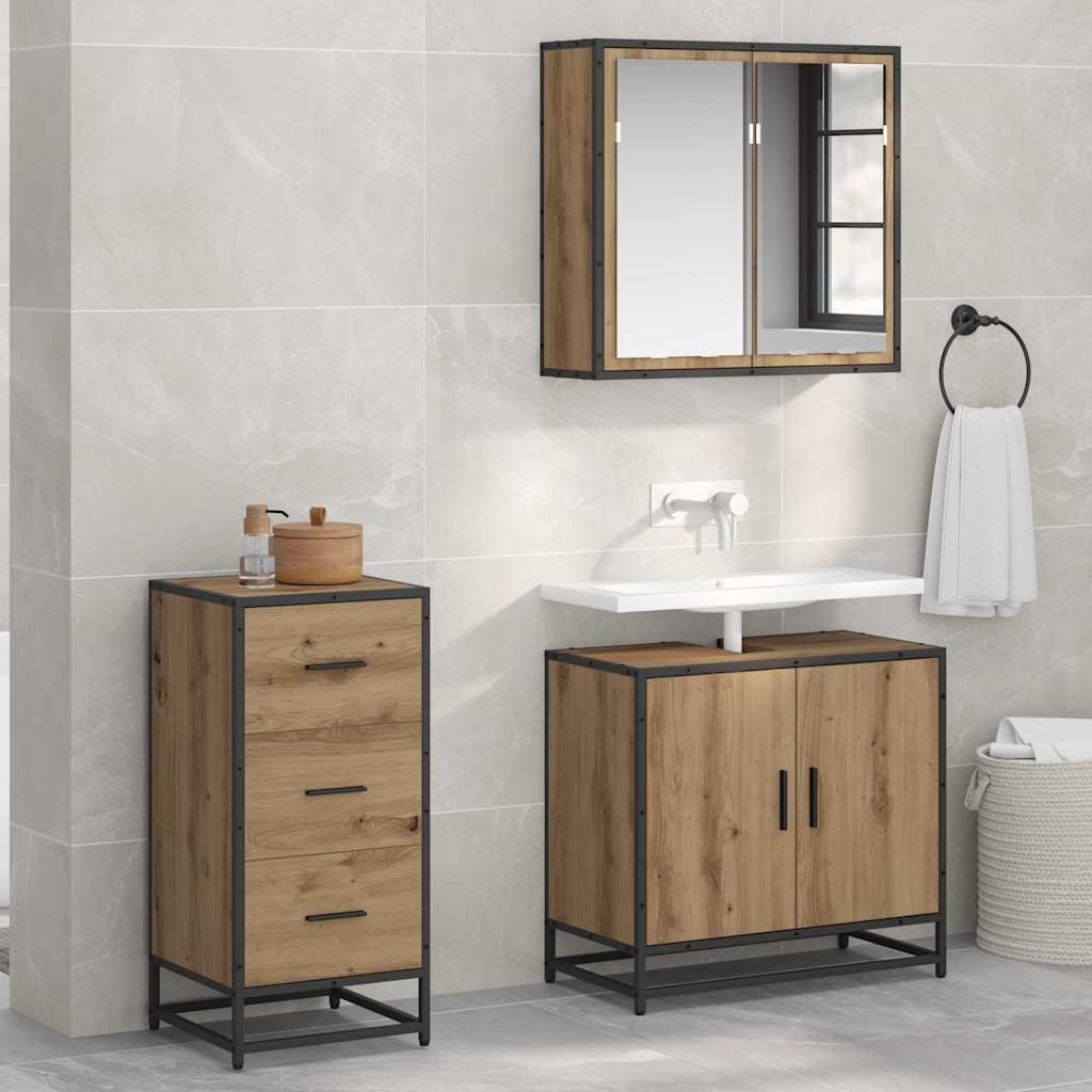 Dressoir Artisan Eiken 35,5 x 35 x 76 cm is nu te koop bij PeponiXL, paradijselijk wonen!