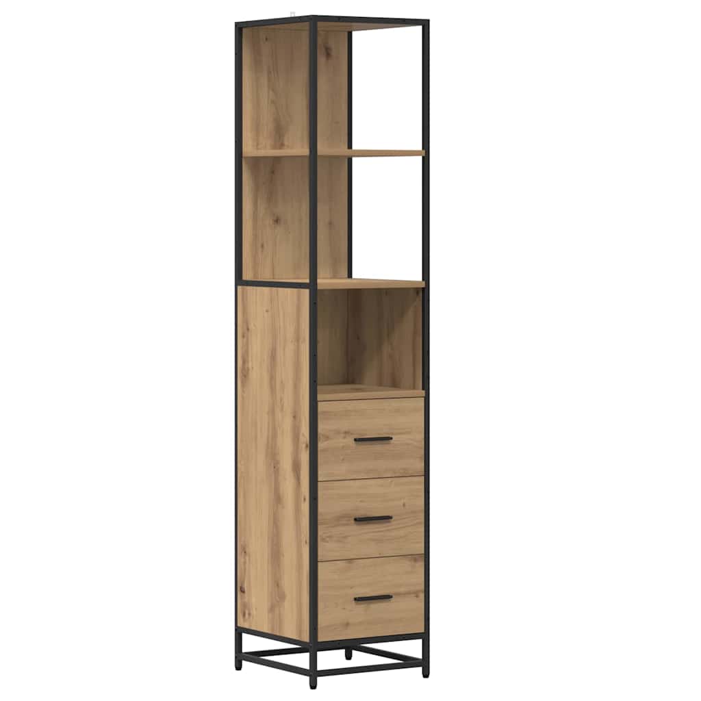 Badkamermeubelset Artisan Eiken 35 x 37,5 x 166 cm Bewerkt hout is nu te koop bij PeponiXL, paradijselijk wonen!