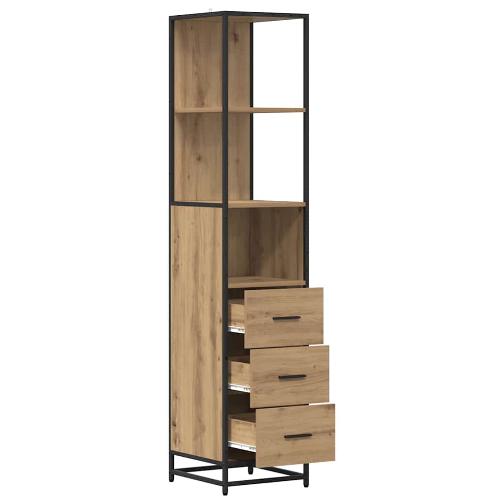 Badkamermeubelset Artisan Eiken 35 x 37,5 x 166 cm Bewerkt hout is nu te koop bij PeponiXL, paradijselijk wonen!